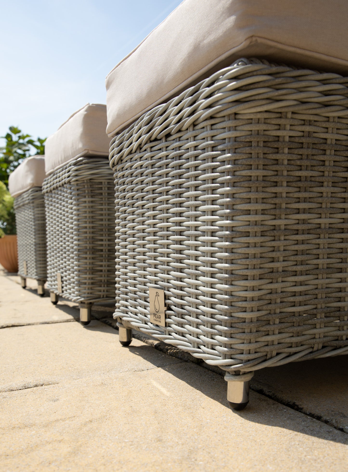 Outdoor Rattan Furniture Set - With Ice Bucket